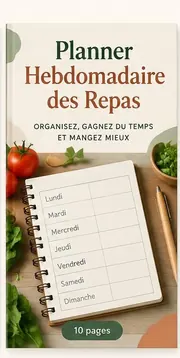 Planner Hebdomadaire des Repas